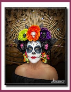 Cheri Orange Day of the Dead Photo