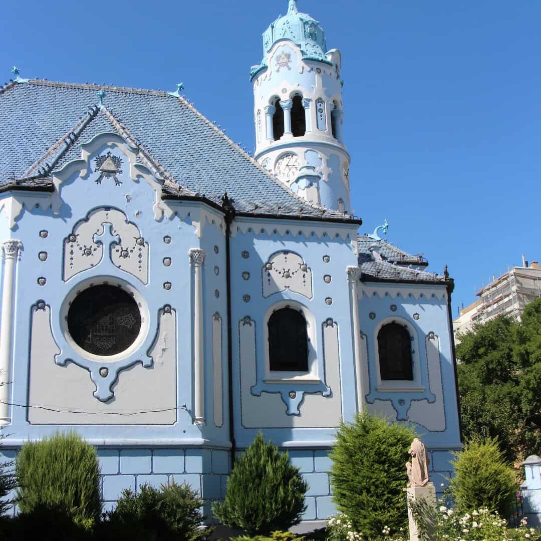 The Blue Church in Bratislava