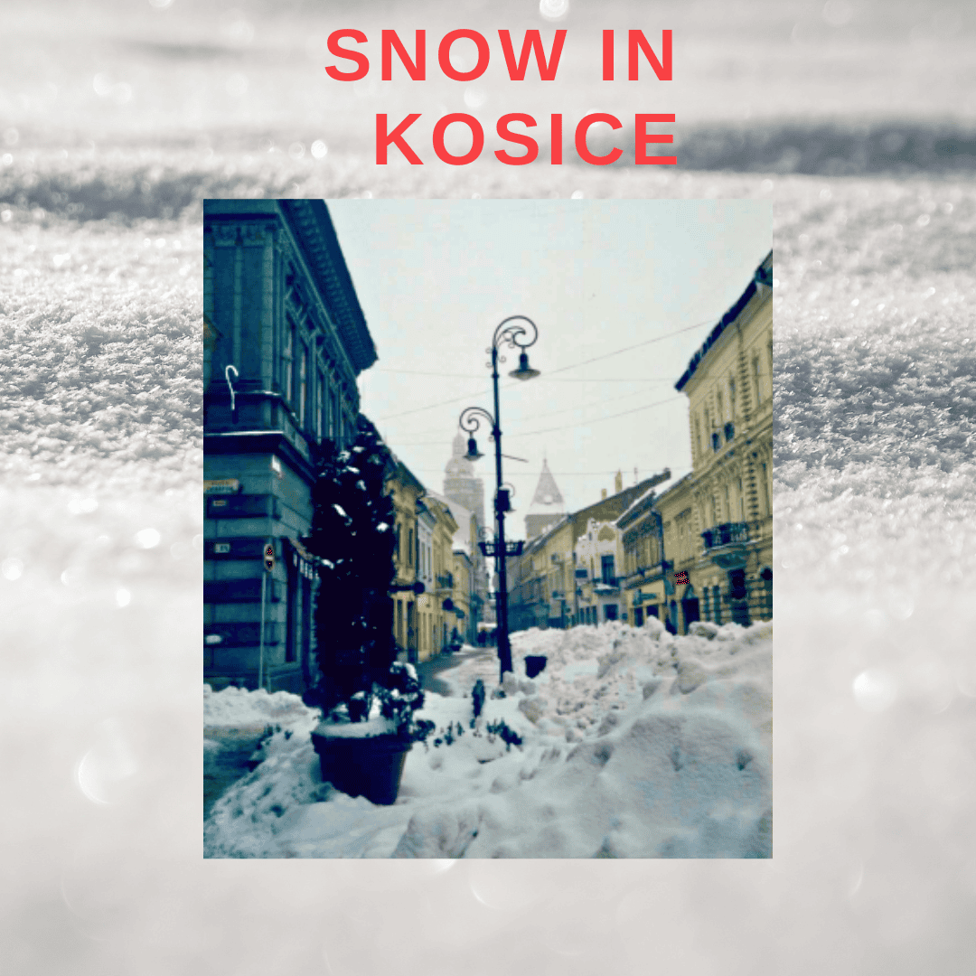 Snow in Kosice