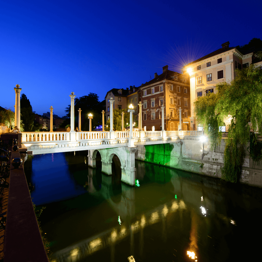 Ljubljana at Night