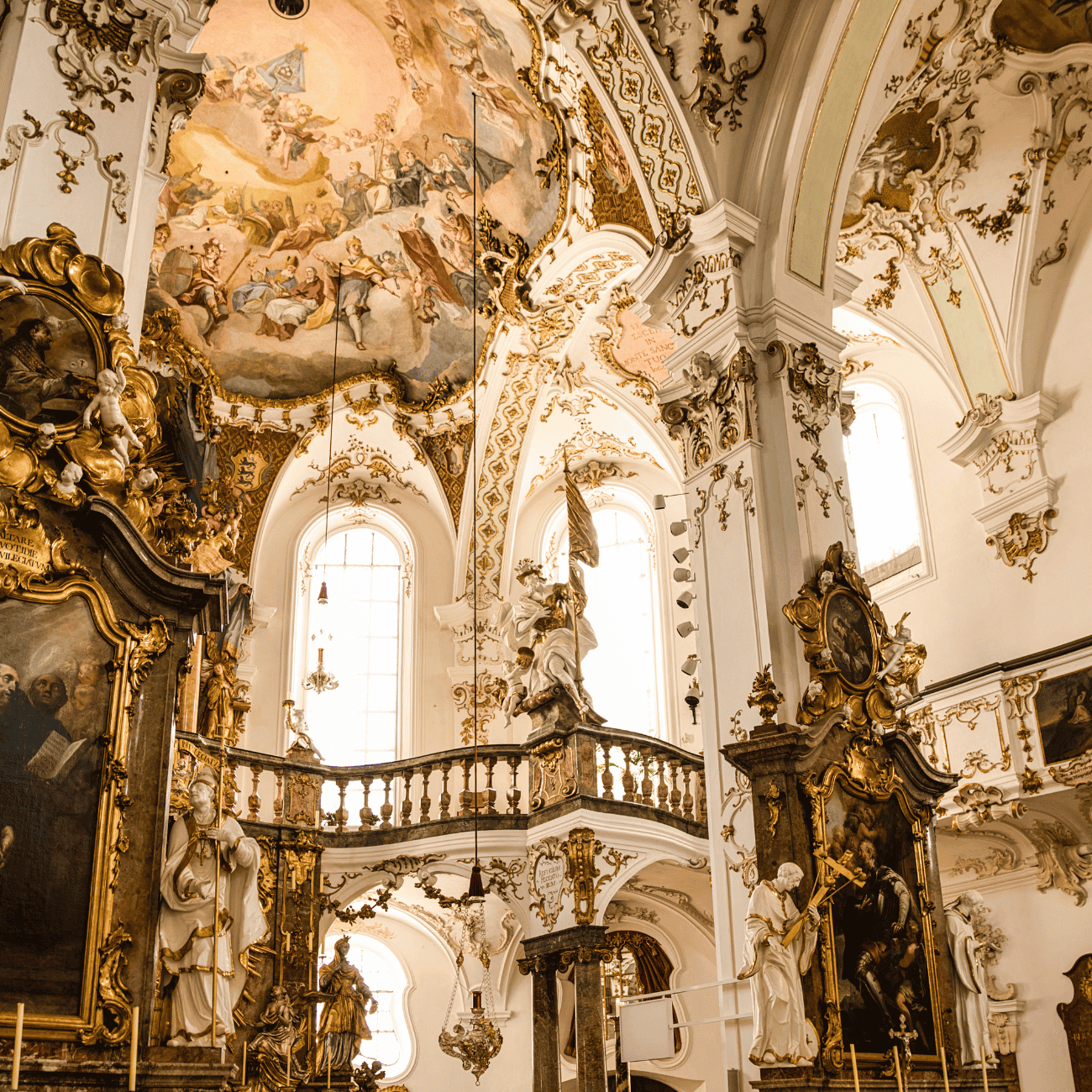 Cloister Andechs Inside Baroque