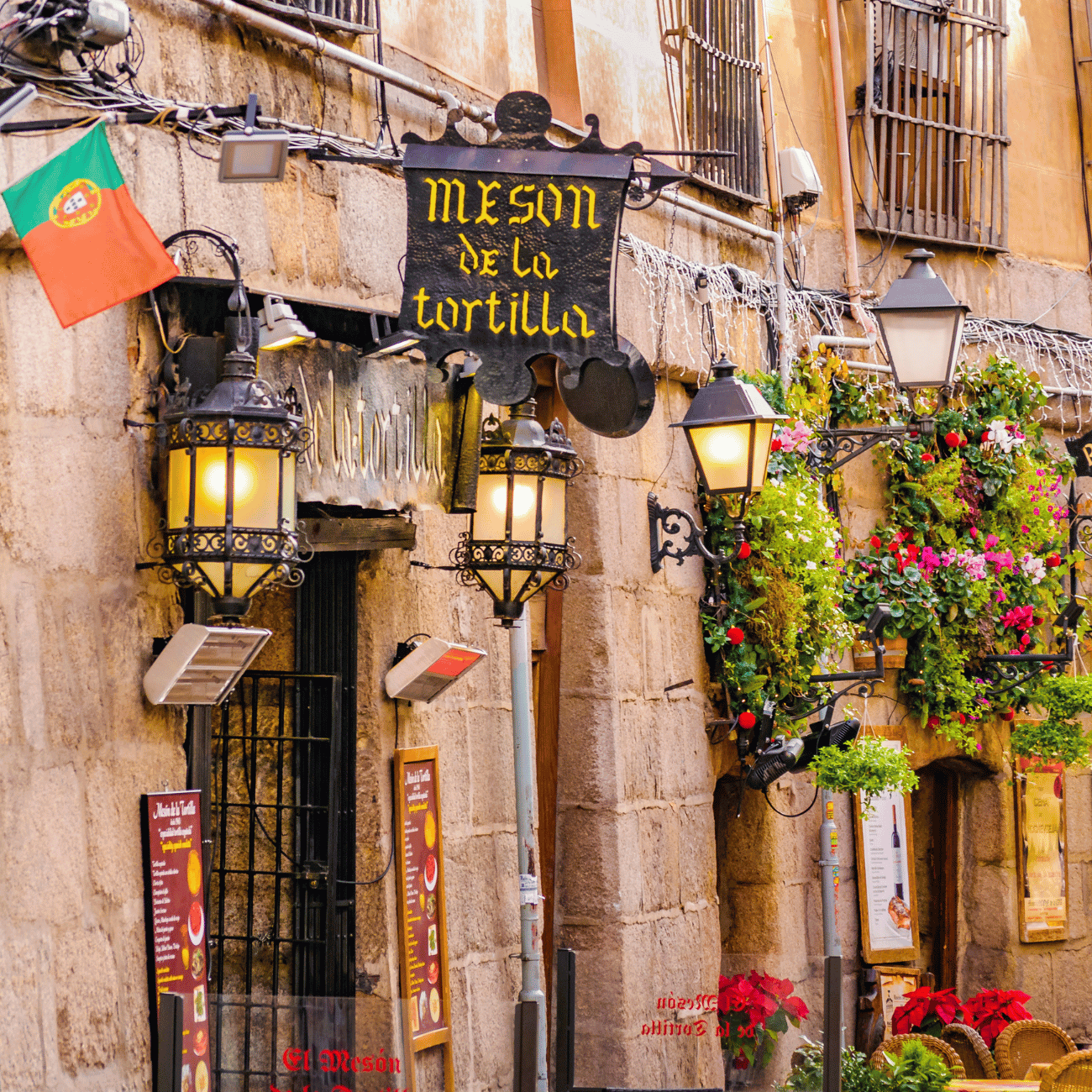 Historic street Madrid