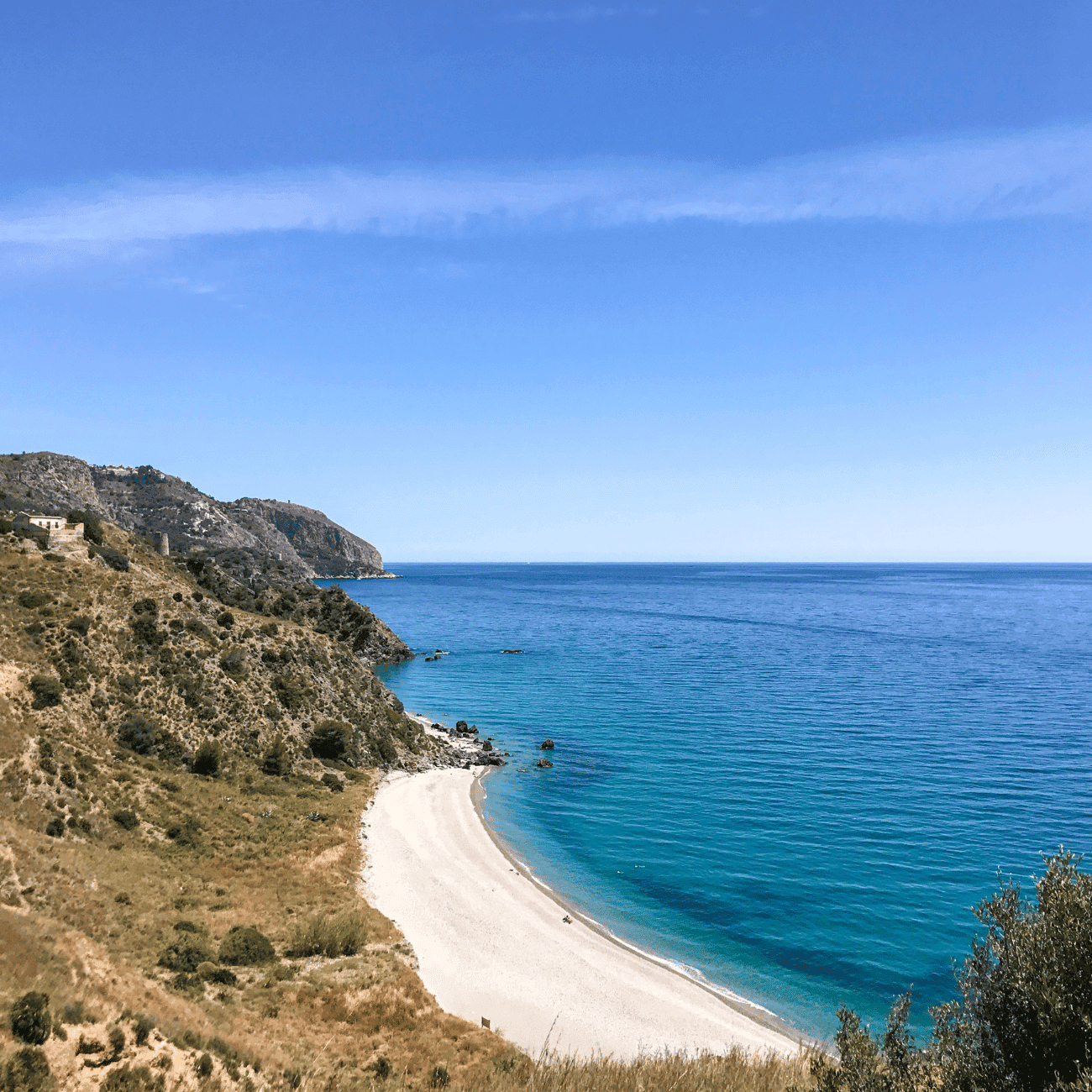 The Mediterranean Sea Malaga Spain